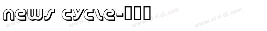 News Cycle字体转换